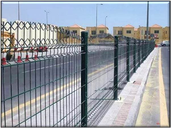 Permanent - Median - Pedestrian Fence