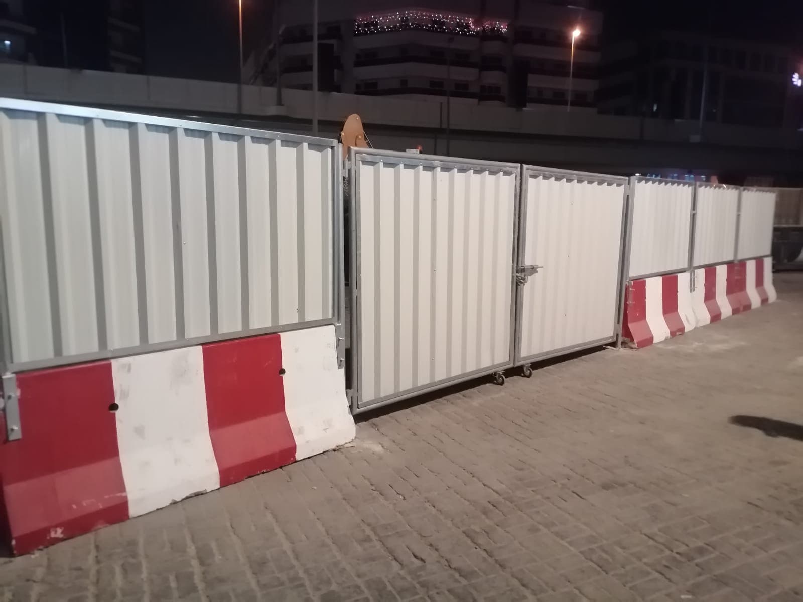 Temp - Corrugated Fence Over Jc Barrier