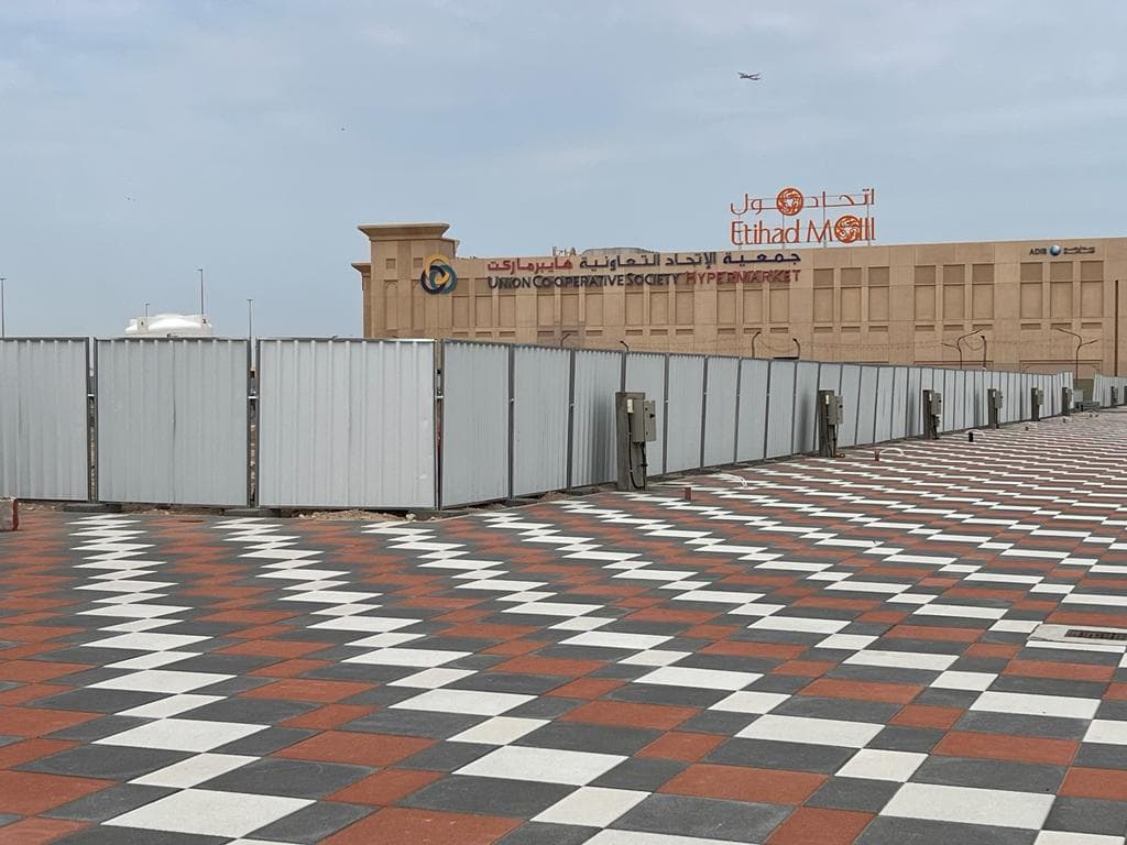 Steel Hoardings Project Photo