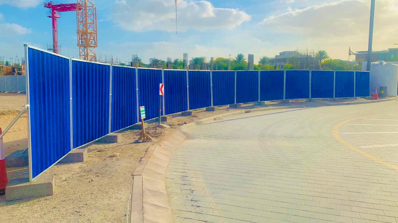 Steel Hoardings Project Photo