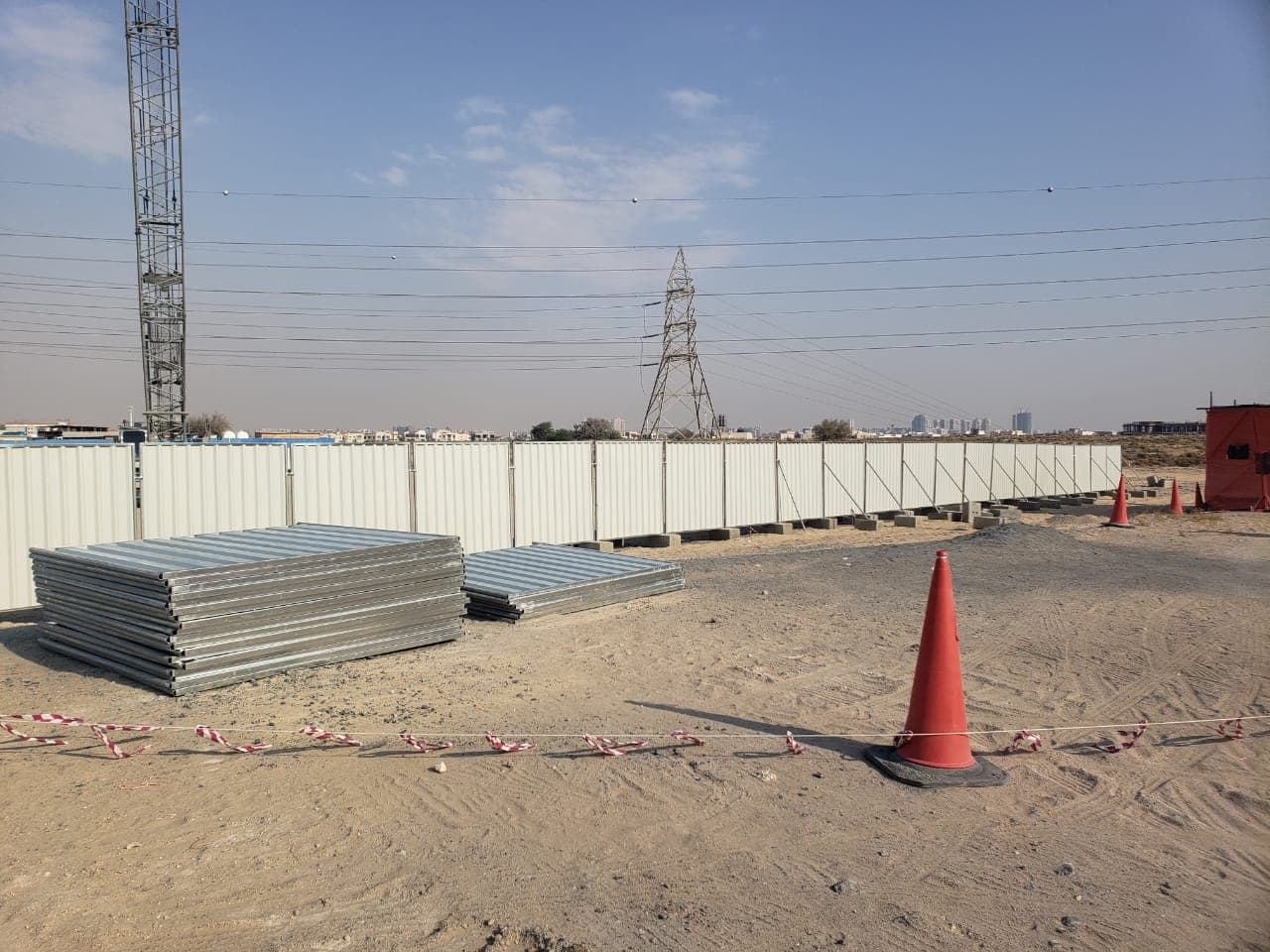 Steel Hoardings Project Photo